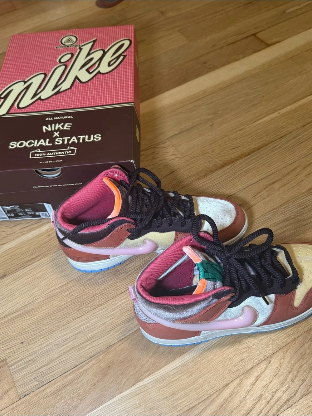 Social Status Free Lunch Chocolate Milk- Nike